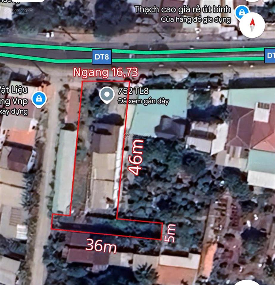 Mặt tiền tỉnh lộ 8  bán đất tặng nhà biệt thự phước vĩnh an  củ chi