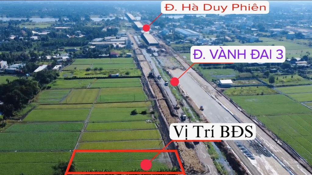 33x56m 1975m2 mặt tiền vành đai 3  bình mỹ  củ chi  quy hoạch khu dân cư