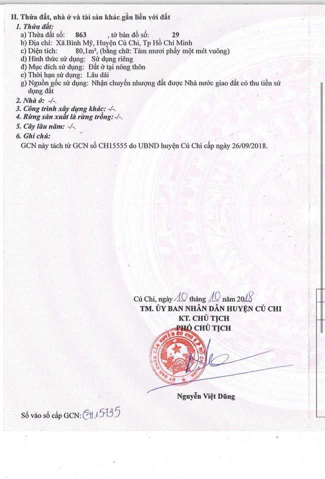 5m3 x 15 = 80m2 full thổ cư  dự án riverside võ văn bích  bình mỹ  củ chi