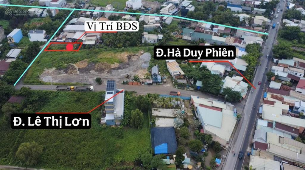 Bình mỹ  củ chi 10x29m = 287m2 thổ cư 188m2, khu dân cư hiện hữu xây dựng tự do