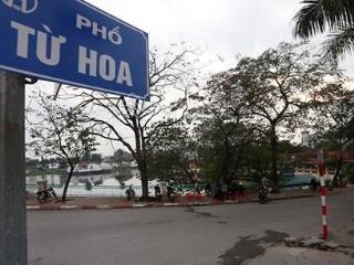 Gia đình cần bán gấp 330m2 đất phố từ hoa  tây hồ, mặt hồ tây giá siêu đầu tư
