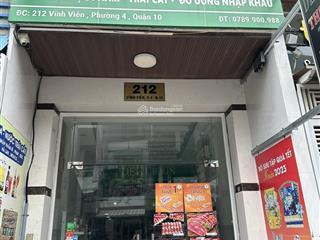 Chính chủ cho thuê mặt bằng mặt tiền trung tâm 212 vĩnh viễn, p4, quận 10, 3,2x11m=35m² (nở 3,5m)