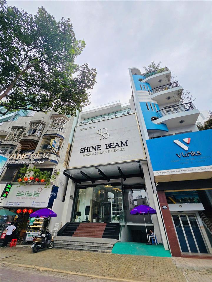 Cho thuê tòa nhà 1.200m2, số 73a đường nguyễn thị minh khai, quận 1, 9.6x16m, 1 trệt 4 lầu, st