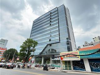 Cho thuê tòa nhà mới 2 mặt tiền nguyễn đình chiểu và cách mạng tháng tám, quận 3, 13 lầu, 1.8 tỷ/th