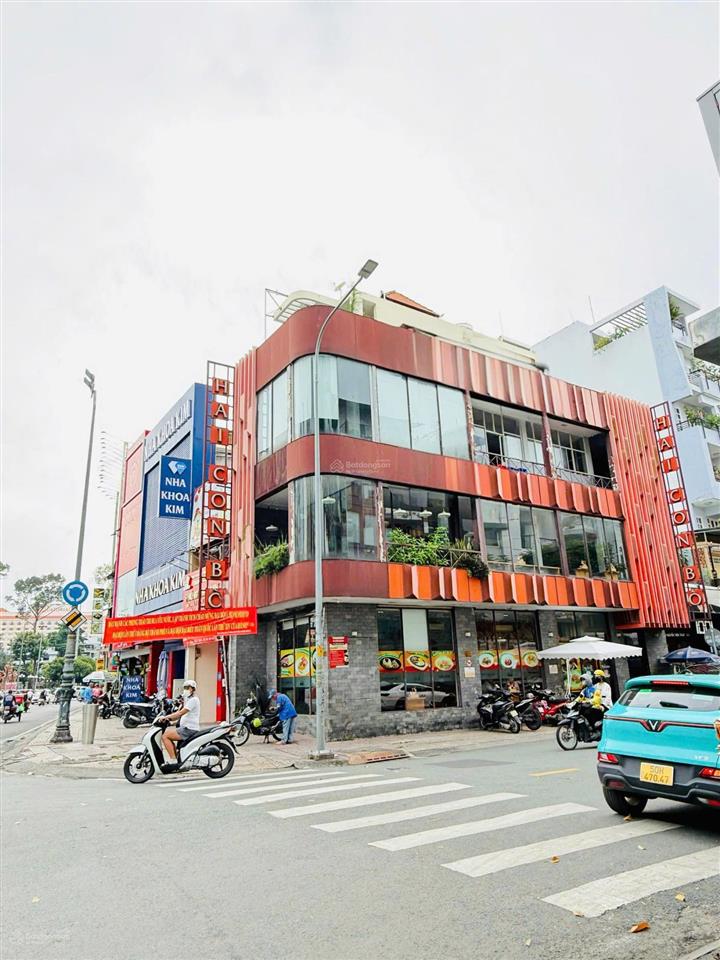 Cho thuê nhà góc 2mt 469c nguyễn thị minh khai quận 3, trệt 2 lầu, phù hợp quảng cáo, kinh doanh.