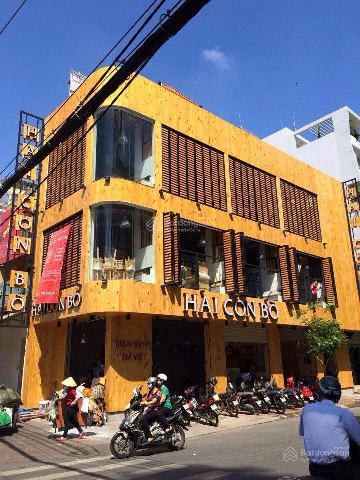 Cho thuê nhà góc 2mt 469c nguyễn thị minh khai quận 3, trệt 2 lầu, phù hợp quảng cáo, kinh doanh.