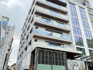 Cho thuê tòa nhà mới góc 2 mặt tiền 1.750m2 số 99 võ văn tần, quận 3, dt 10x25m, hầm, 7 tầng pccc