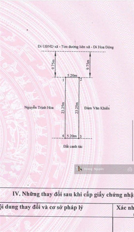 Bán lô đất 120m2 mặt đường 203 phường hoàng lâm, tp thủy nguyên, vị trí đẹp kinh doanh buôn bán tốt