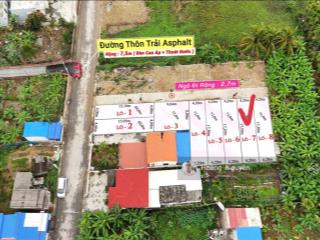 Bán lô f0 xã quang trung, tp thủy nguyên ngõ nông ô tô đỗ đất 72m2 giá chỉ hơn 800 triệu.