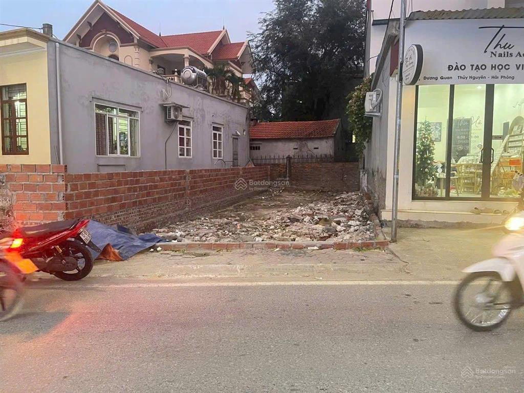 Bán lô đất mặt đường chợ dương quan ngay gần đường đỗ mười tthc mới tp hải phòng