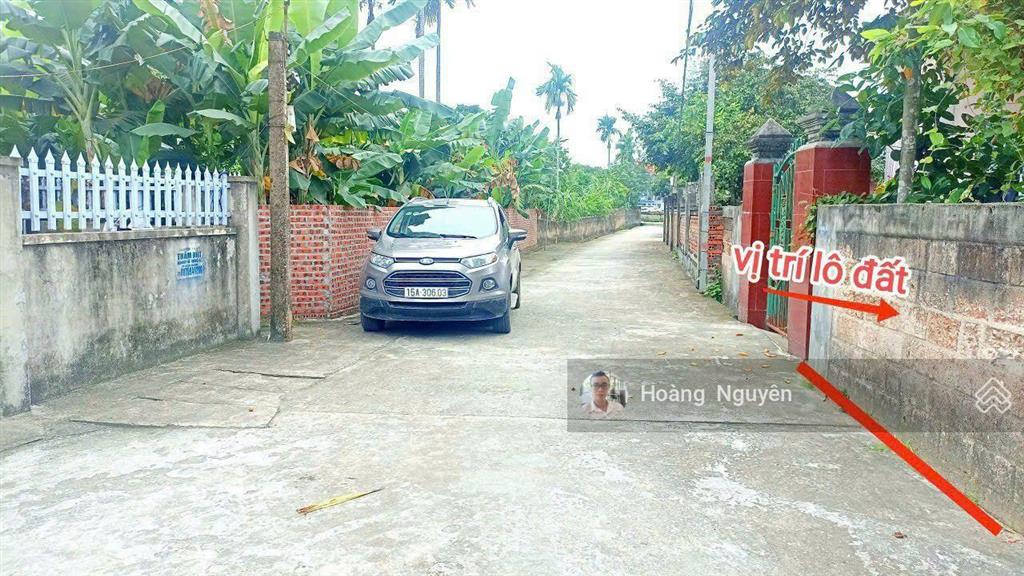 Bán lô góc 2 mặt ngõ ô tô ra vào thoải mái tại phường hoàng lâm, tp thủy nguyên giá đầu tư