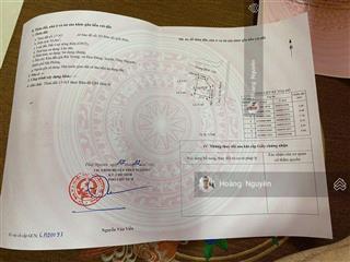 Bán lô góc siêu đẹp 93m2 tại đấu giá bái trong, hoa động, thủy nguyên giá chỉ 4.4 tỷ