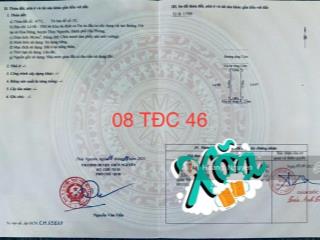 Bán lô đất tuyến 2 tđc hoa động 98.6m2 ngay cạnh hoàng huy green giá đầu tư