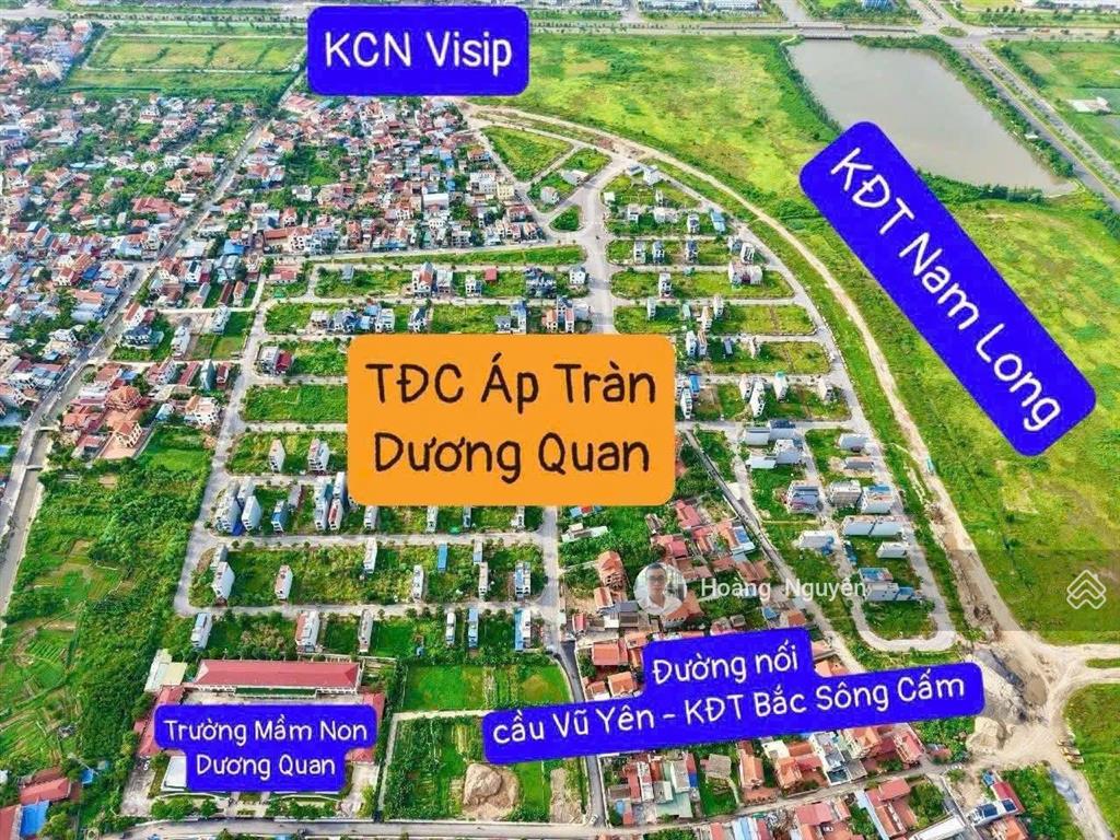 Bán lô biệt thự 120m2 trục đường 26m tđc áp tràn gần tthc thủy nguyên và kcn vsip
