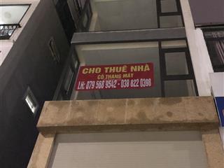 Cho thuê nhà mặt phố 7t x 62m2, 1 mặt ngõ, đối diện chợ mơ, phố minh khai  hai bà trưng  hà nội