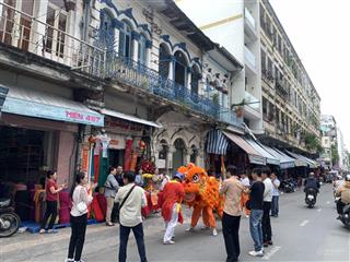 Mặt tiền trần hưng đạo b, quận 5, chợ vải soái kình lâm, dt 156m2 ngang 4m, 2 lầu, shr, chỉ 21 tỷ