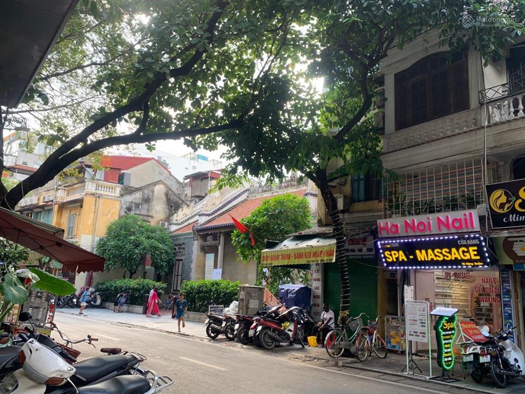 Bán đất mặt phố cổ hàng buồm 124m2 x 5.2m mt, làm khách sạn, nhà hàng đỉnh, sđcc, giá chào 79 tỷ