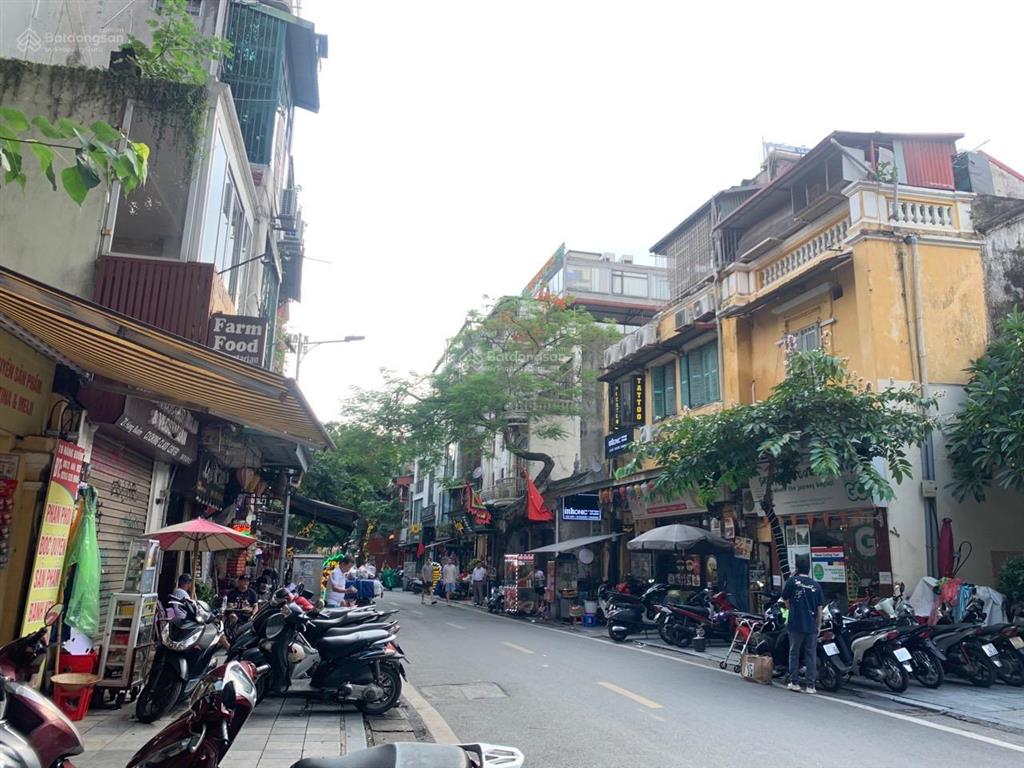 Bán đất mặt phố cổ hàng buồm 124m2 x 5.2m mt, làm khách sạn, nhà hàng đỉnh, sđcc, giá chào 79 tỷ