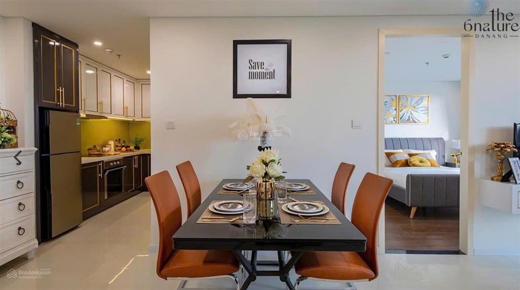Sập hầm căn 2pn diện tích lớn bàn giao full nội thất tầng cao  view biển đẹp và rộng  có ban công