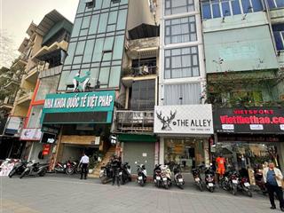 Bán toà building  mặt phố  trần đăng ninh cầu giấy 100m 9tầng mặt tiền 7.1m  vỉa hè rộng