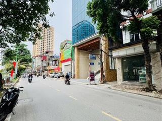Building mặt phố  mặt tiền 9m x 22,2m  diện tích sàn ~ 2000m2  lô góc, toà vp trịnh đình cửu