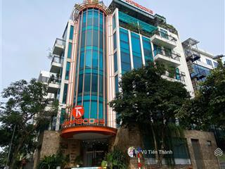 Cho thuê nhà mp dịch vọng hậu  cầu giấy, 160m2 x 8t, 1 hầm, lô góc 2mt, thông sàn, thang máy, pccc