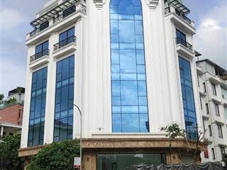 Bán gấp toà nhà vp lô góc duy tân cầu giấy 180m2 8t 1 hầm mt 18m chỉ 77 tỷ cho thuê 900tr/th