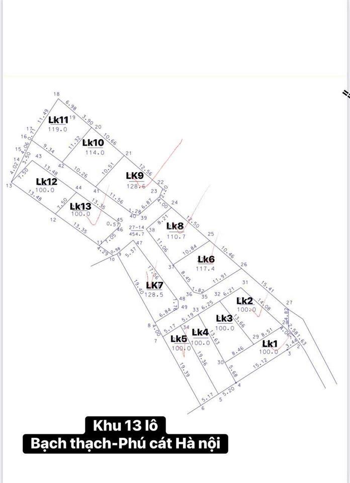 Cần chuyển nhượng 6 lô đất fo tại hoà thạch