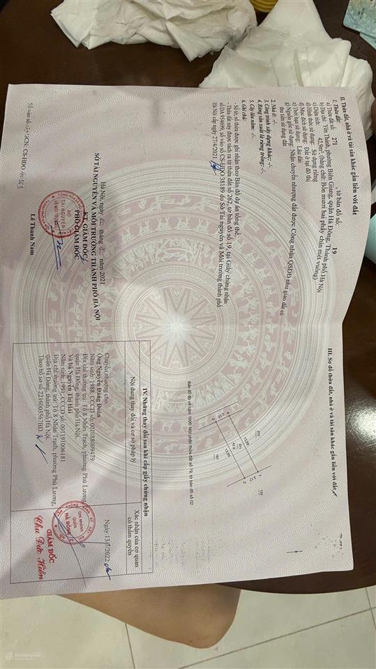 Bán đất biên giang 42,9m2, giá 3,35 tỷ oto đỗ gần.  0989 462 ***