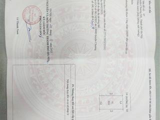 Bán 50m2 đất thanh bình  chương mỹ oto vào tận nơi, cách ql6 chỉ 300m giá 1tỷ450.  0989 462 ***