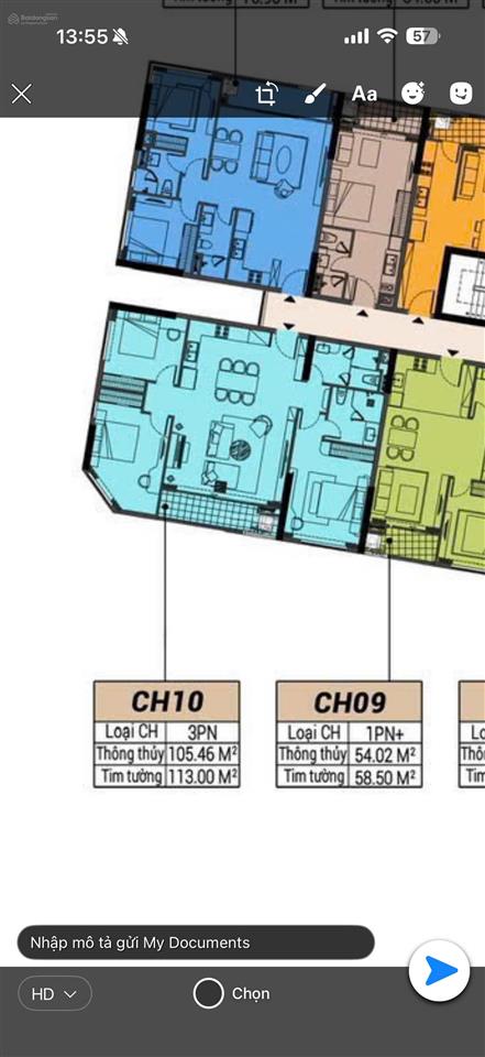 Căn hộ hoa hậu góc 3pn the charm | siêu vip hàng hiếm.  0398 027 ***