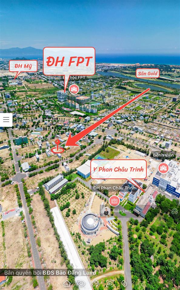 Bán đất kđt số 3  vị trí trung tâm làng đại học đà nẵng  lô 124m2 chỉ 4,1 tỷ