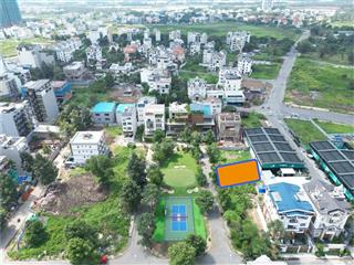 Chủ gửi bán lô đất bt view công viên nội khu đẹp nhất dự án,dt 16*20, sổ cá nhân, sát sông, tthc q2