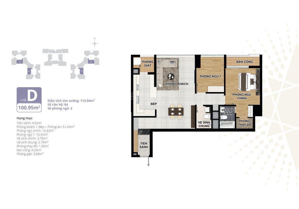 Căn hộ đẹp 3pn  view hồ tại kđt starlake giá tốt nhất tháng 11, dt 110m2