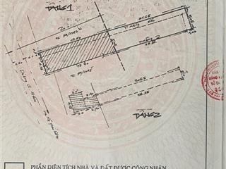 Mặt tiền đường dương quảng hàm p6gò vấp. ngang 5m05 dài 22 công nhận 109m2, giá 25 tỷ thương lượng