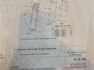 Bán gấp nhà mặt tiền lê đức thọ, 10,2 tỷ, 4m1x22m cn 71m2, gò vấp, hcm