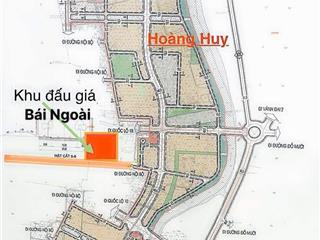 Chính chủ bán đất đấu giá bái ngoài hoa động, gần dự án doji và trung tâm hành chính thành phố hp