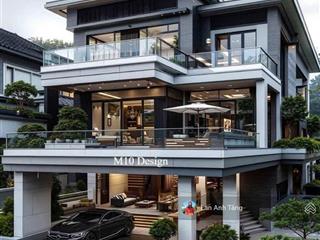 Biệt thự 255m2 bán đảo linh đàm  4 mặt thoáng  ở như nghỉ dưỡng  khu giới nhà giàu chọn ở