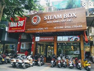 Cho thuê nhà 200m2 mặt phố giảng võ, ba đình, hà nội