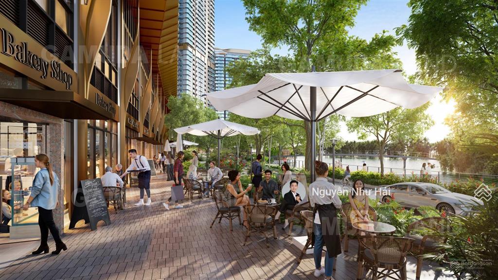 Bán shophouse eaton park booking đợt 1200m2  3 mặt tiền mai chí thọgiá 56 tỷhải gamuda land