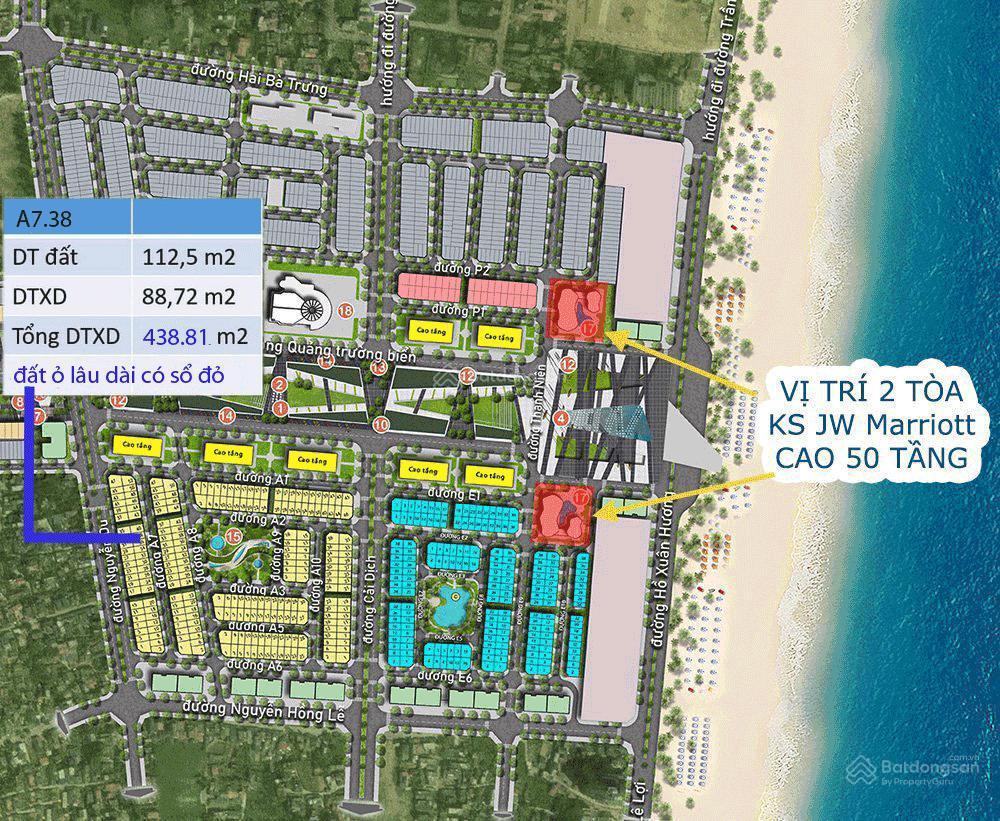 Shophouse a7 lô vip sun sầm sơn 112,5m2 xây 5t, hoàn thiện mặt ngoài, sổ đỏ lâu dài. giá 9.x tỷ