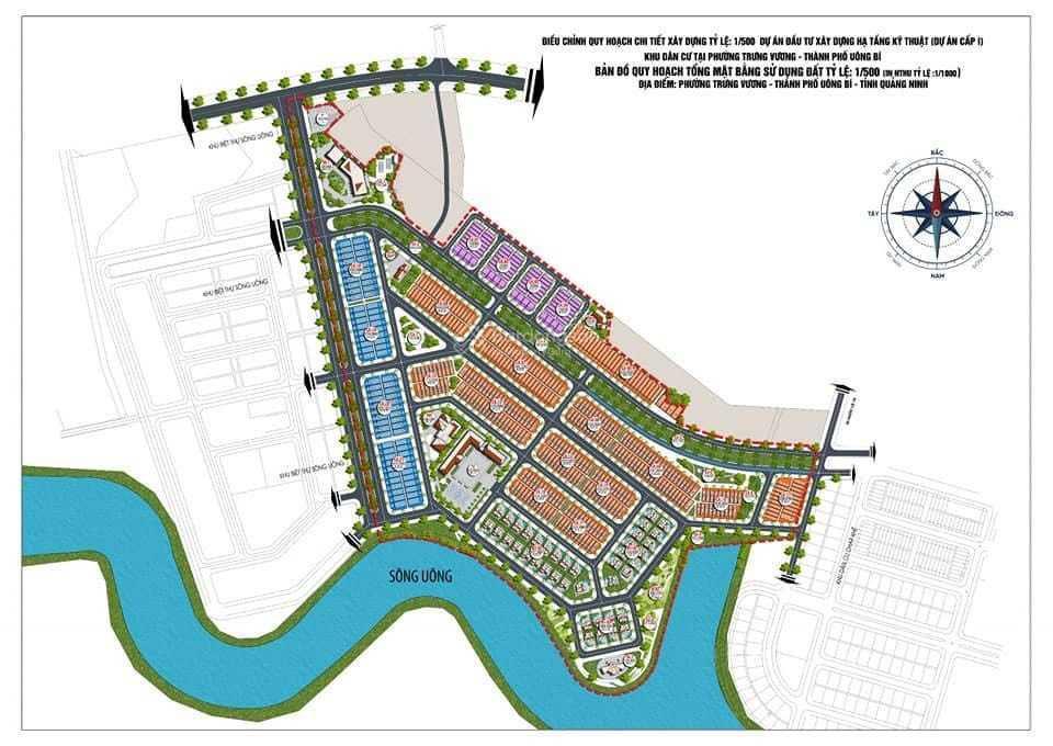 Chính chủ lô vip ngay đầu đường 40m, cạnh ql18 dt 150m2 mt 7m felicity uông bí đã có sổ sang tên