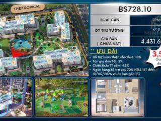Căn duy nhất tại khu đô thị vinhomes grand park  giá sốc 3,577 tỷ, vào ở ngay