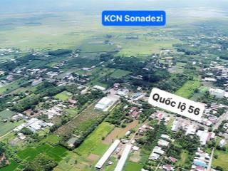 Bđs khu công nghiệp, bán nhà xưởng + đất quốc lộ 56, sonadezi nghĩa thành 16.0000m2. giá bán 65 tỷ