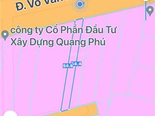 Dt 5x54m giá 4tỷ880 triệu, mặt tiền đường kinh doanh võ văn kiệt, hoà long, tp bà rịa cần bán gấp