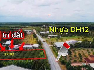 Mặt tiền nhựa hậu siêu dài,cập bên khu đô thị kết hợp sân golf,kcn phước đông