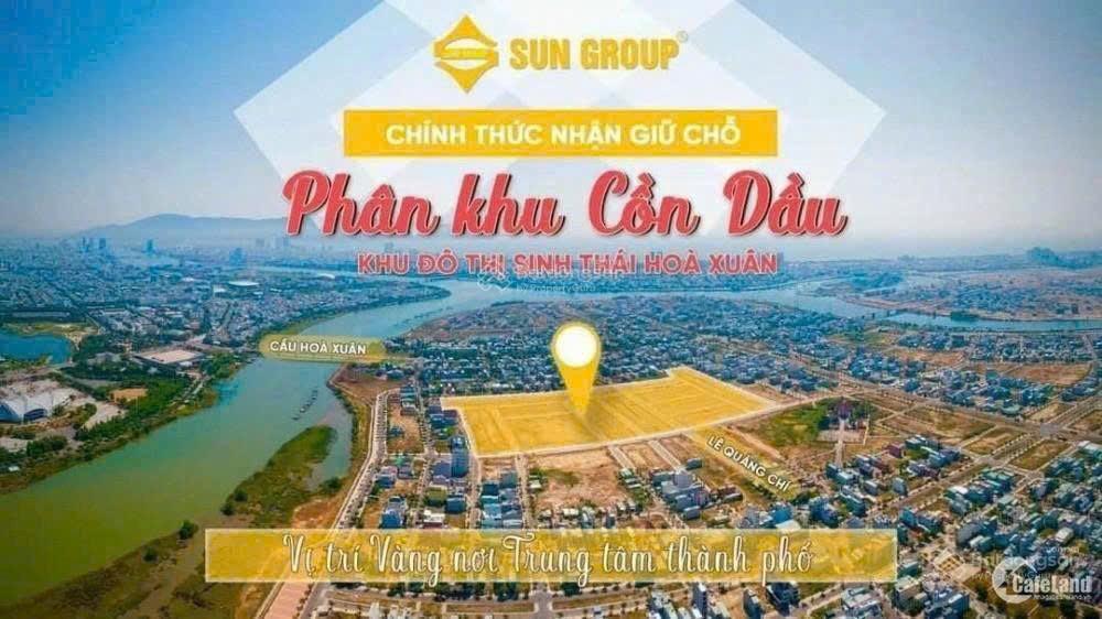 Dự án 600 lô đất nền của tập đoàn sun group quỹ đất vàng khu vực hoà xuân