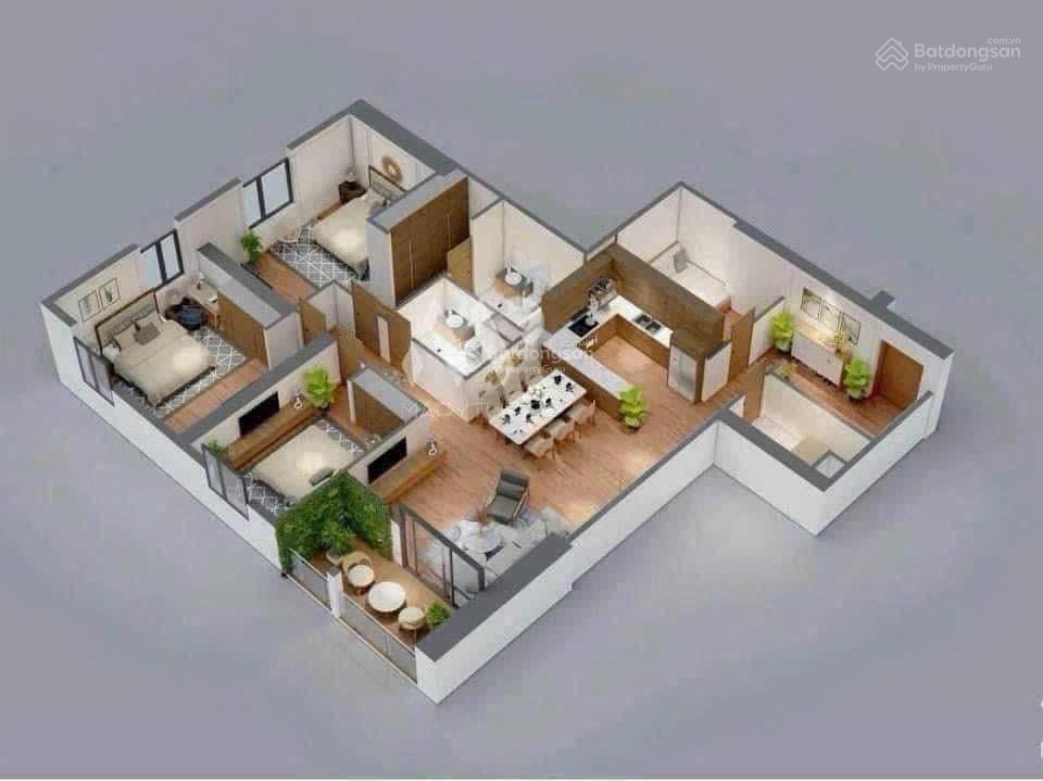 Căn hộ góc 142,8m2 chung cư hpc landmark 105. 3pn +1 siêu rộng ban công phòng khách. giá đẹp 8.1 tỷ