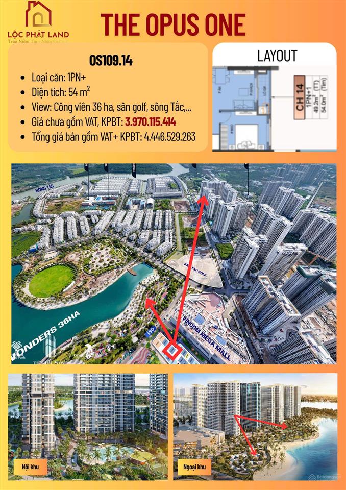Cơ hội vàng sở hữu ngay căn hộ 1pn + view triệu đô giữa lòng vinhomes grand park giá chỉ từ 3,9 tỷ
