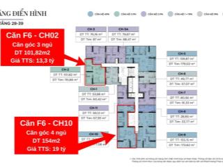 Căn góc 4 ngủ 154m2 sun feliza suites cầu giấy giá rẻ như căn 3 ngủ chỉ ~19 tỷ/căn